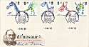 1991-08-20 Dinosaurs Stamp Set Windsor Pmk (15565)