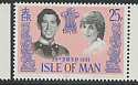 1981-07-29 IOM Royal Wedding Stamps MNH (17138)