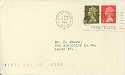 1969-08-27 Multi Value Coil Stamps Slogan FDC (17357)