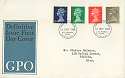 1968-07-01 Definitive Stamps Bureau FDC (17434)