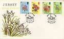 1974-02-13 Jersey Spring Flowers FDC (17840)