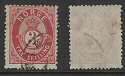 1872 Norway SG39 3 skilling red used (18337)