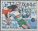 1988 Nicaragua Football Stamps (18404)