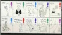 1996-11-11 SG1905p/14p Greetings Cartoons Stamps 2b MINT Set