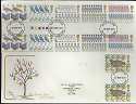 1977-11-23 Christmas Gutter Pair Stamps FDC (19568)