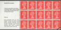 SG733 4d Stamps For Cooks Bklt Pane MNH (21136)
