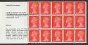 SG733 4d Stamps For Cooks Bklt Pane MNH (21139)