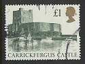 SG1611 £1 Carrickfergus Castle Stamp Used (21197)