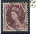 SG528 11d brown-purple Tudor Crown f/used (26643)