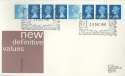 1981-12-30 Definitive Coil Stamps WINDSOR FDC (29578)