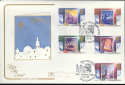 1988-11-15 Christmas Card Mailcoach Run Box Corsham FDC (32759)