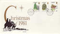 1981-09-29 Jersey Christmas FDC (35986)