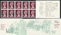 1979-02-08 FD2B 70p Folded Booklet Stamps (40189)