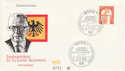 1972 Germany President Heinemann 160 pf FDC (41409)