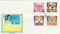2001-01-16 Child Face Paintings LONDON SW5 FDC (41616)