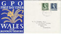 1967-03-01 Wales Definitive Cardiff FDC (46367)