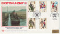 1983-07-06 British Army Silk Aldershot FDC (47839)