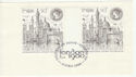 1980-04-09 Stamp Exhibition Gutter Pair on Piece (48786)