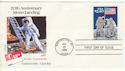 1989-07-20 USA $2.40 Moon Landing anniv FDC (48838)