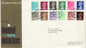 1971-02-15 Definitive Stamps Bureau + Strike FDC (50262)