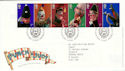 2001-09-04 Punch and Judy T/House FDC (50763)