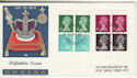 1971-02-15 Definitive 10p Bklt Stamps Windsor FDC (50908)