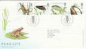 2001-07-10 Pond Life Oundle FDC (51094)