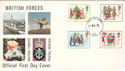 1978-11-22 Christmas Stamps Forces PO 85 cds FDC (52161)