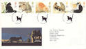 1995-01-17 Cat Stamps Kitts Green FDC (52176)