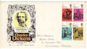 1970-06-03 Charles Dickens Rare Gemini cds FDC (52497)
