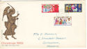1969-11-26 Christmas Stamps Margate cds FDC (52545)