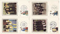 1982-03-24 Youth Orgs Benham Silk Postcards FDC (52594)
