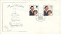 1981-07-22 Royal Wedding Stamps London FDC (52754)