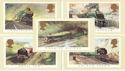1985-01-22 Famous Trains PHQ 81 Mint Set (52968)