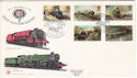 1985-01-22 Famous Trains Penzance Cornwall FDC (52971)