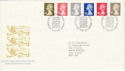 1993-10-26 Definitive Stamps Bureau FDC (H-53112)