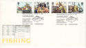 1981-09-23 Fishing Stamps Leicester FDC (53701)