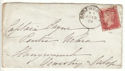 1874 QV 1d Red Plate 161 used on Cover (54346)