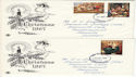1967-10-18 Christmas Stamps + Nov Issue x2 FDC (54522)