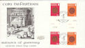 1980-02-05 Guernsey Definitive Coin Stamps Gutter FDC (54697)