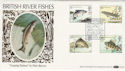 1983-01-26 River Fish Salmon Leap Coleraine FDC (55259)