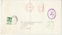 1971 Rhodesia to UK Envelope with surcharge (55533)