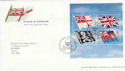 2001-10-22 Flags and Ensigns M/S Rosyth FDC (55725)