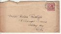 1912-24 King George V 1Â½d used on envelope (55849)