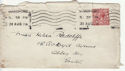 1912-24 King George V 1Â½d used on envelope (55851)