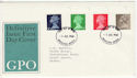 1968-07-01 Definitive Stamps Windsor FDC (56011)