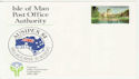 1984 Isle of Man Pre-Stamped card - Ausipex 84 (56199)