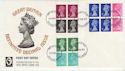 1971-02-15 Booklet Stamp Panes Windsor FDC (56699)