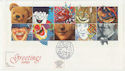 1990-02-06 Greetings Stamps Ironbridge FDC (57075)