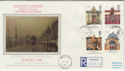 1990-03-06 Europa Buildings Stamps Warriston cds FDC (57184)